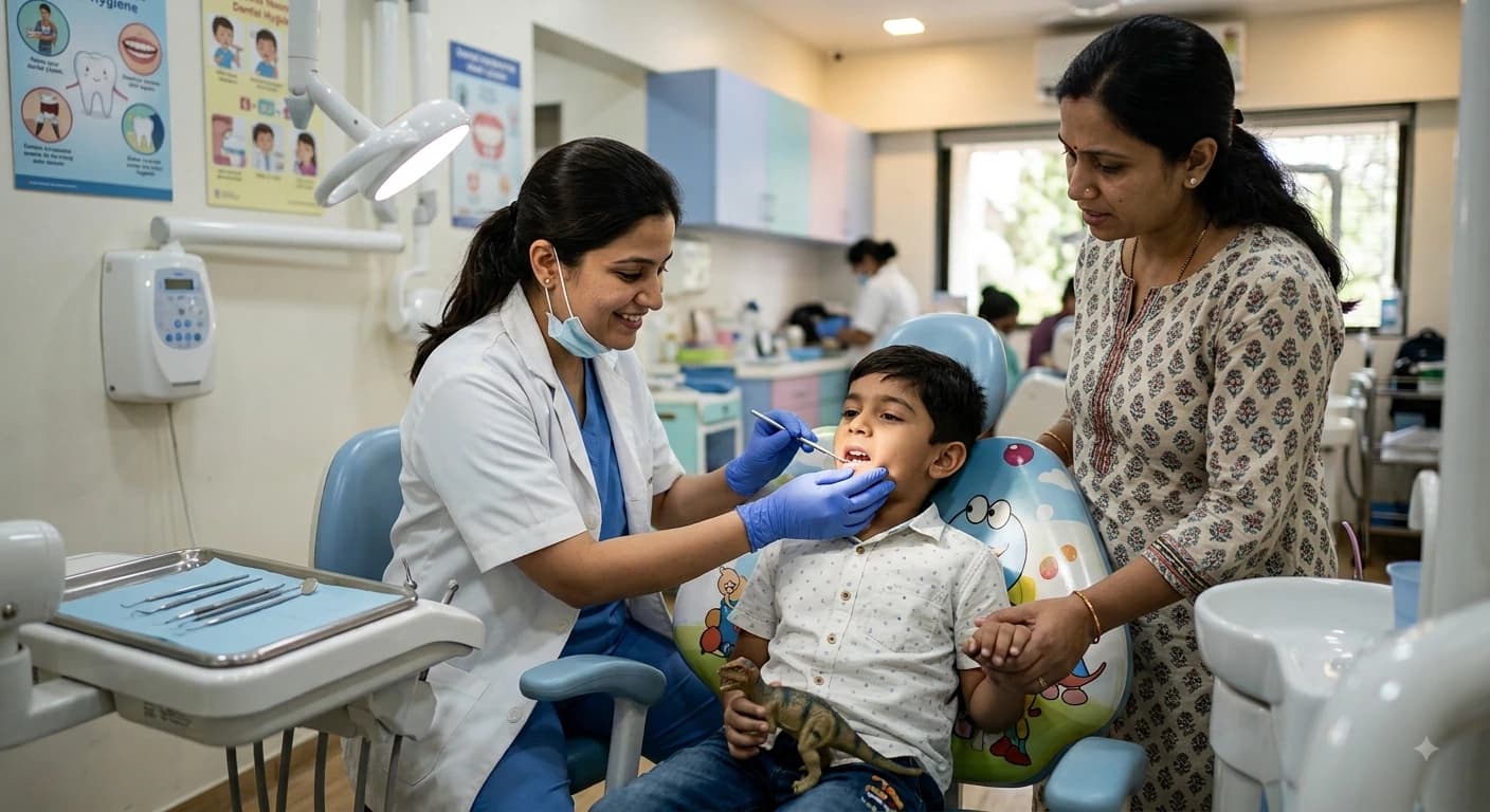 Guide to dental emergencies in children by pediatric dentist Dr. Nikita Sharma in Ajmer